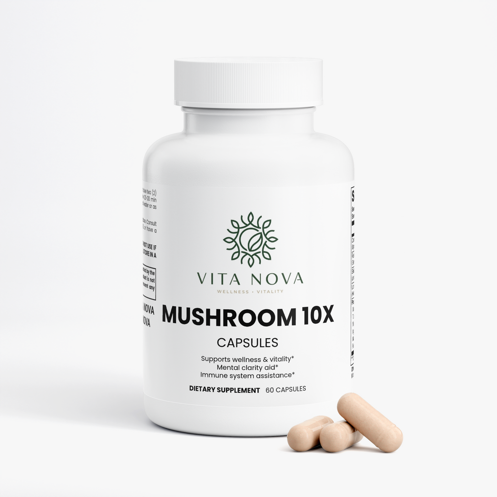 Mushroom Complex 10X — Inmunidad, Mente y Energía