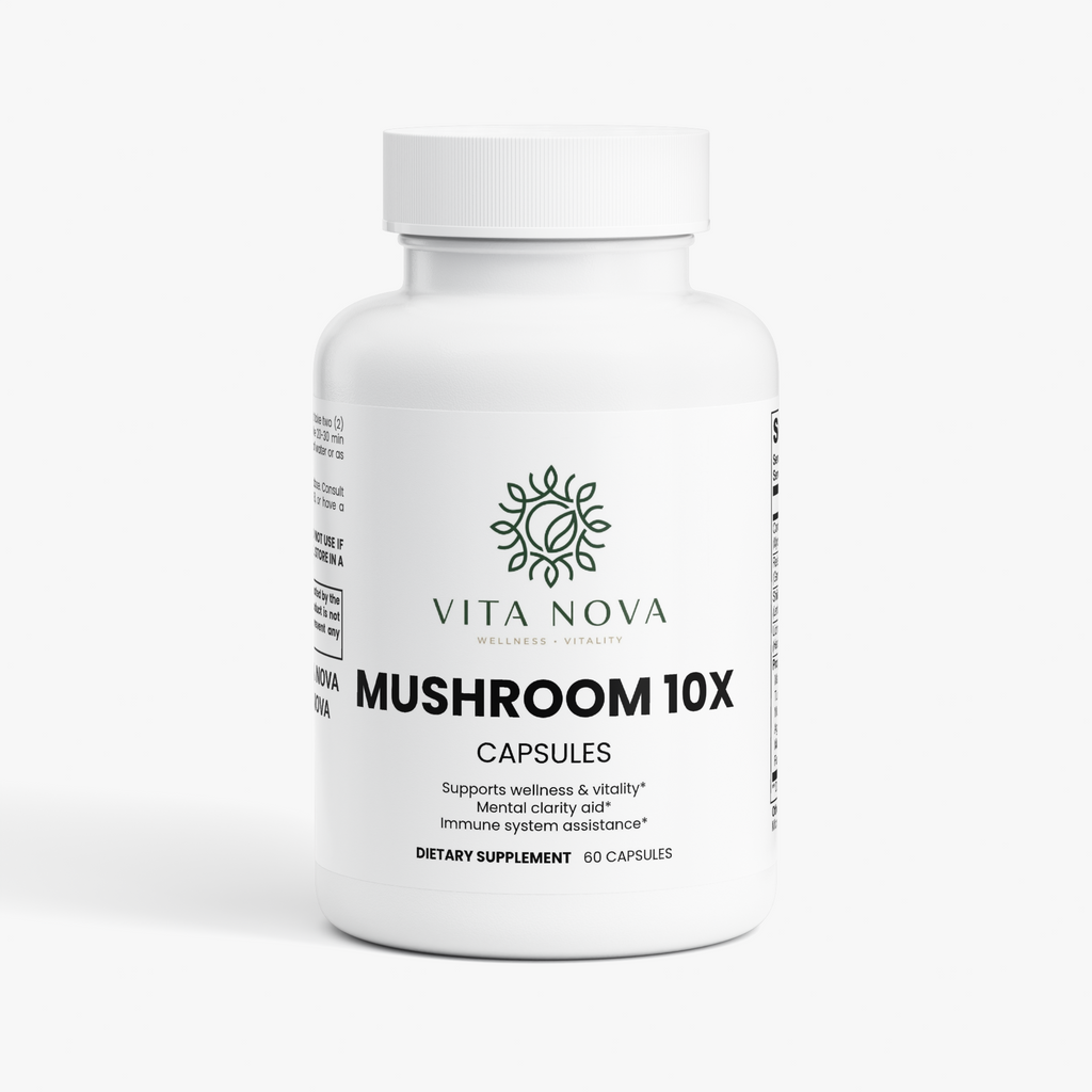 Mushroom Complex 10X — Inmunidad, Mente y Energía